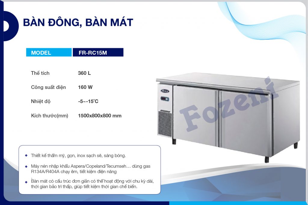 Bàn đông FR-RC15M