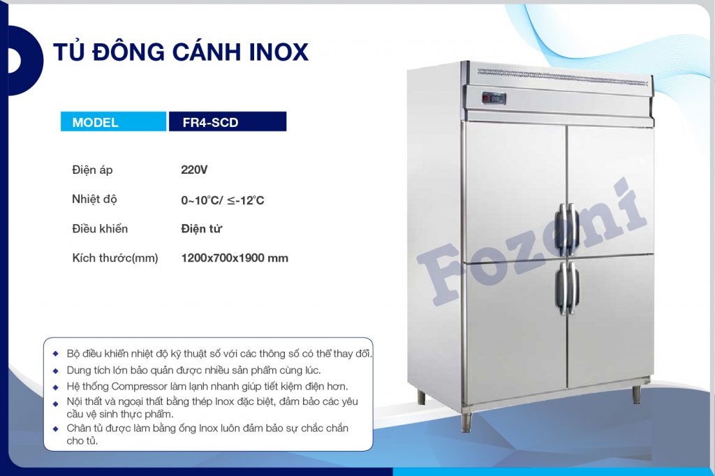 Tủ đông cánh inox FR4-SCF