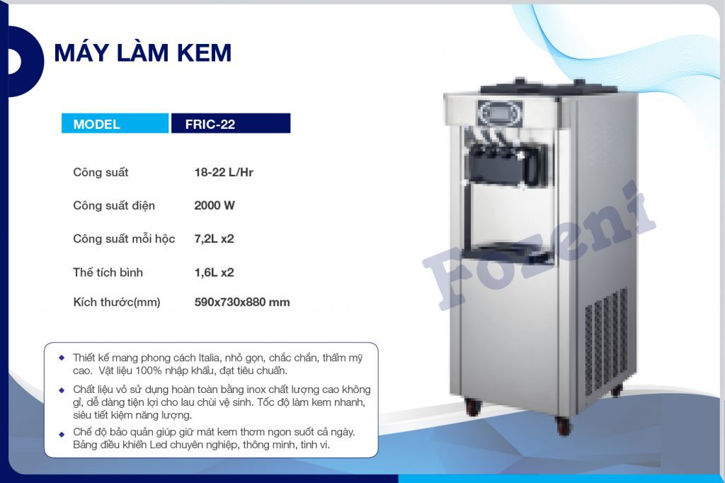 Máy làm kem tươi FRIC-22