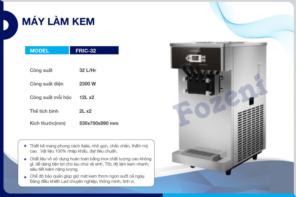 Máy làm kem tươi FRIC-32